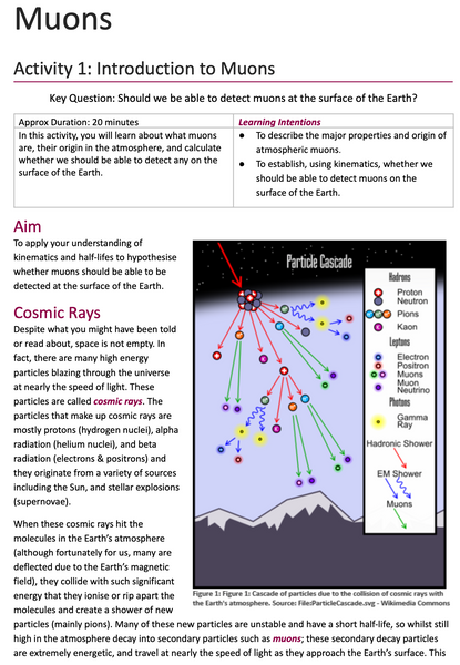 Muon Detector EduMod by mDetect Cosmic Radiation Detection
