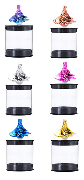 Wind spinner gyroscopic magnetic spinning top - Blow and Go - fidget toy