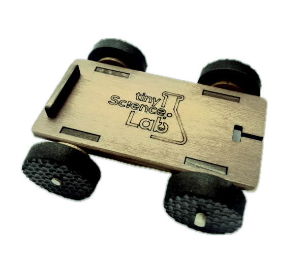 Physics cart  - Dynamics Trolley - with 1.5m retractable tape and three sets of wheels