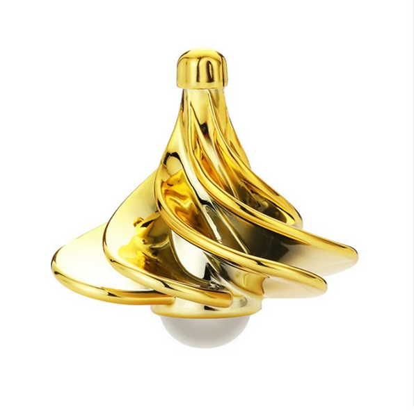 Wind spinner gyroscopic magnetic spinning top - Blow and Go - fidget toy