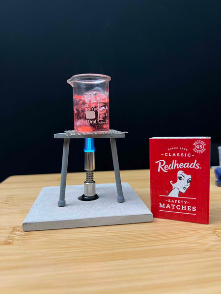 Bunsen Burner with 3D Printed Adaptor