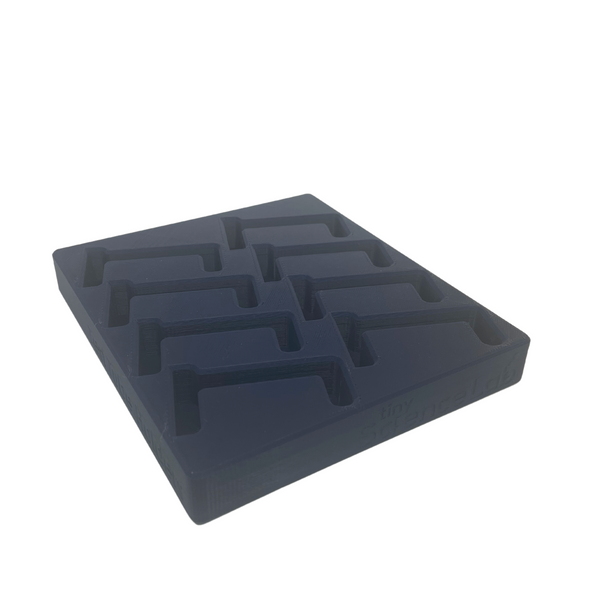 8 Test Tube Holders with 3D Printed Storage Tray