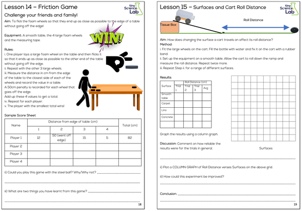Year 7 High School Physics Course Workbook - Digital Download