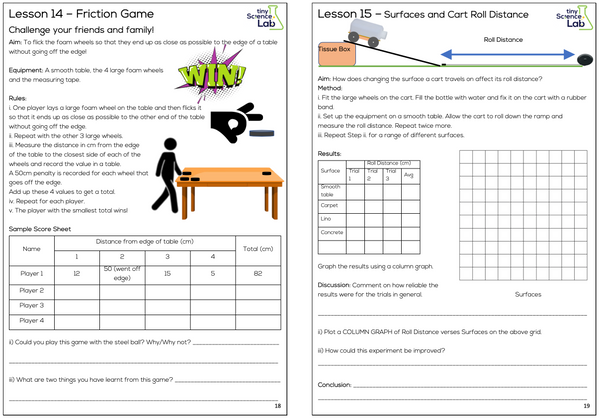 Year 7 Physics Course Workbook - PDF Digital Download Document