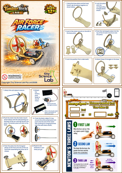 Ages 12 to 17 - Ultimate Pack - Timber Tech Lab - STEM Science Kits - Tiny Science Lab