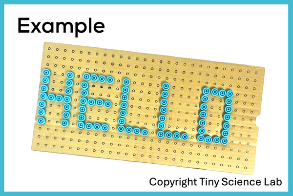Screw Board Cardboard Construction Model Kit | Makedo Compatible