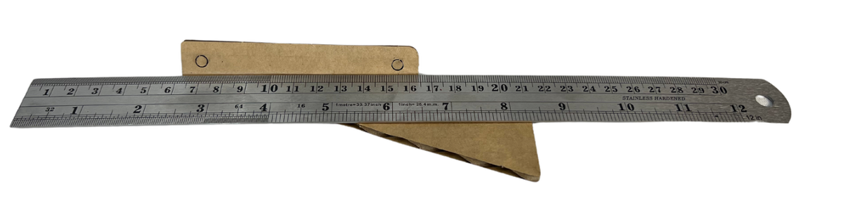 Metal Ruler 30cm – Tiny Science Lab