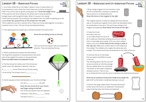 Year 7 High School Physics Course Workbook - Digital Download