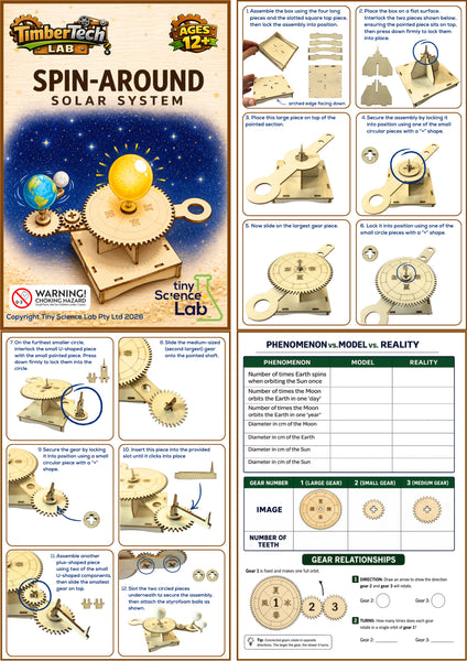 Ages 12 to 17 - Ultimate Pack - Timber Tech Lab - STEM Science Kits - Tiny Science Lab