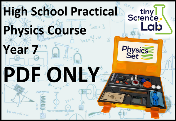 Year 7 High School Physics Course Workbook - Digital PDF Download