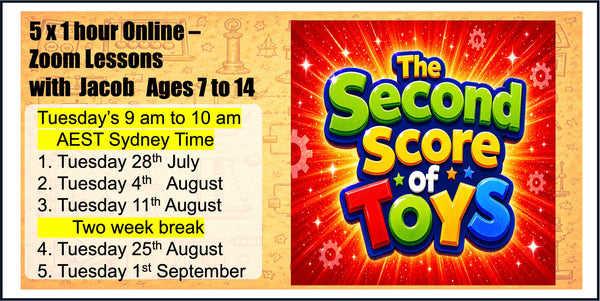 The Second Score of Toys - 20 Toys for the Online Live Zoom Lessons Tiny Science Lab