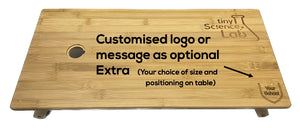 Custom Logo or Customised Message Lasered onto Chemistry Table or  Table Protector