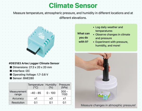 Data Logger Set with Sensors and Probes