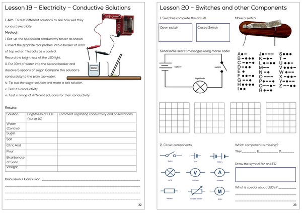 Year 7, 8,9 and 10 General Science Practical Course Workbook - Digital Download