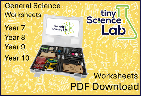 Year 7, 8,9 and 10 General Science Practical Course Worksheets - PDF Downloads