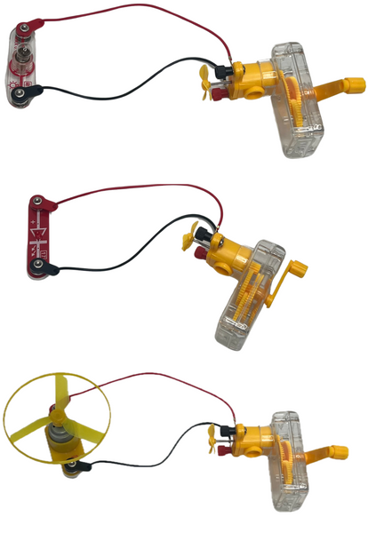 Hand Crank Electricity Generator Dynamo Renewable Energy