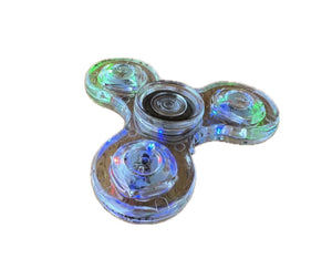 Fidget Spinner with light up Red Green Blue LED Lights
