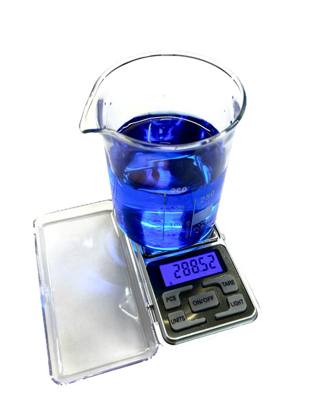 Class Set Balances Portable Scales accurate to 0.01 grams and max load 500g - Includes Storage Tray