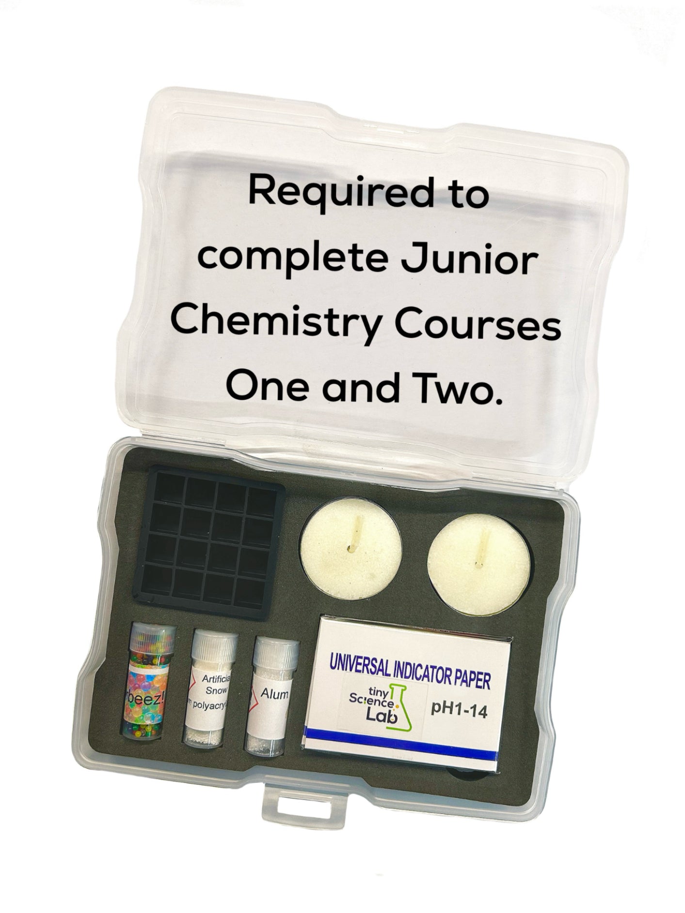 Chemicals, Consumables and Accessories for the Junior Chemistry Set One and Two
