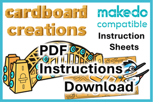 Instructions Cardboard Creations Range Makedo Compatible PDF Document