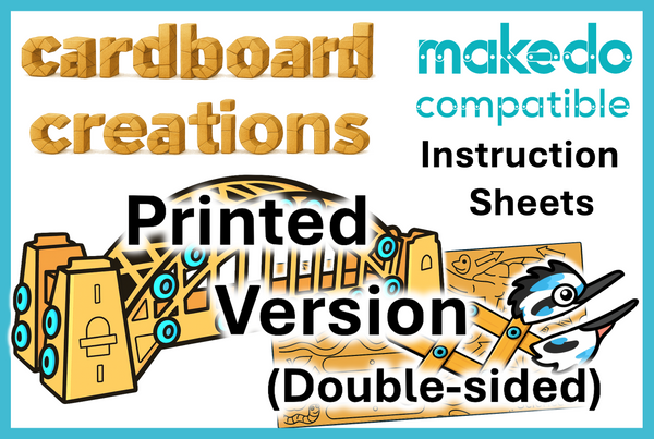 Instructions Cardboard Creations Range Makedo Compatible PDF Document