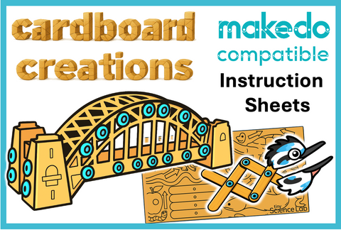 Instructions Cardboard Creations Range Makedo Compatible PDF Document