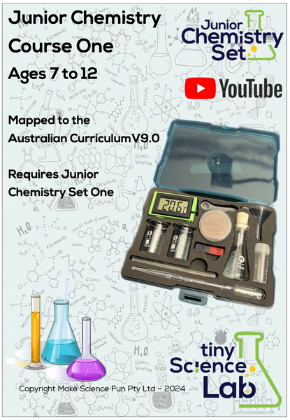 Junior Chemistry Course One Workbook - PDF Digital Download Document