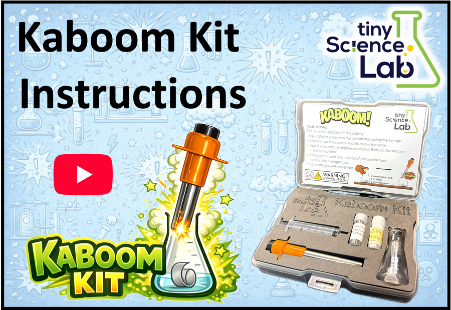 Kaboom Kit Instructions and Workbooklet - PDF Download – Tiny Science Lab