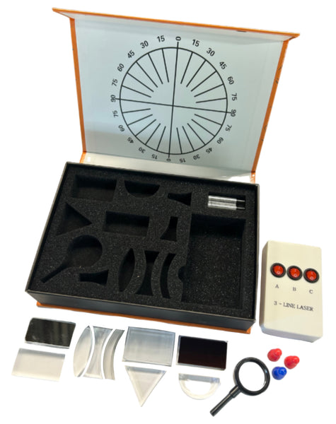 Physics Optical Light Experiment Ray Box Kit