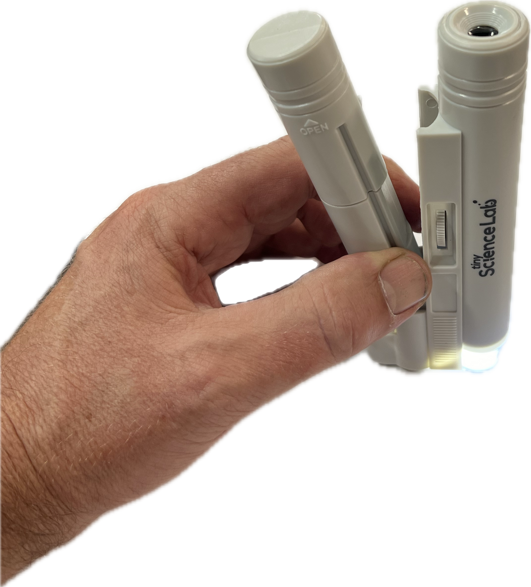 Handheld Pocket Microscope 100X Magnification with Downloadable Workbo ...