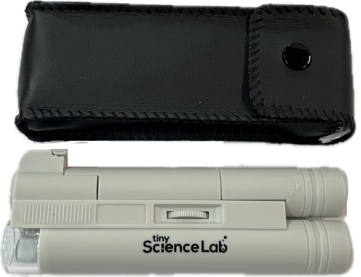 Handheld Pocket Microscope 100X Magnification with Downloadable Workbo ...