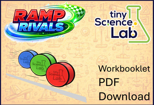 Ramp Rivals - Rolling Cylinder Toys - Rotation Rotational Angular Momentum Inertia