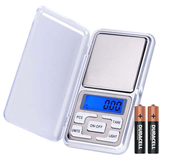Electronic Balance Scale - Battery powered scales with 0.01 gram accuracy Max load 500g