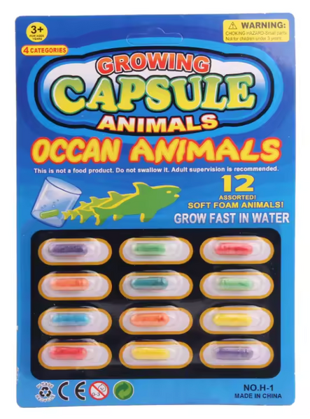 Growing Capsule Animals