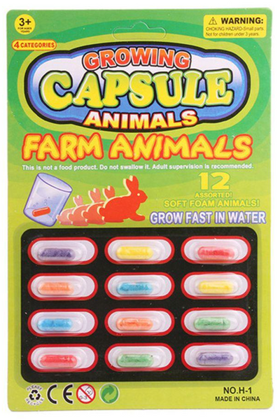 Growing Capsule Animals