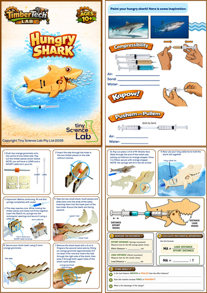Ages 10 to 13 - Cheaper Buy The Dozen - Timber Tech Lab - STEM Science Kits - Tiny Science Lab