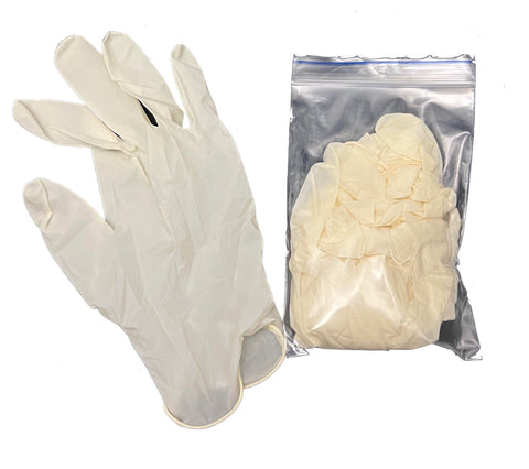 Ten latex gloves to suit our Vac Hand Contorted Hands Set