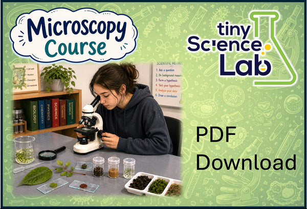 Microscopy Course Accessory Kit with glass slides and cover slips - Accessories