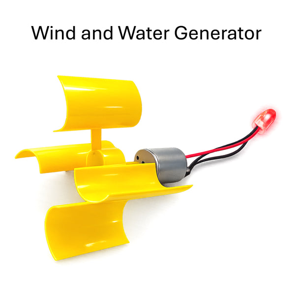 Renewable Energy Set - Solar , Wind , Water , Hand Generator