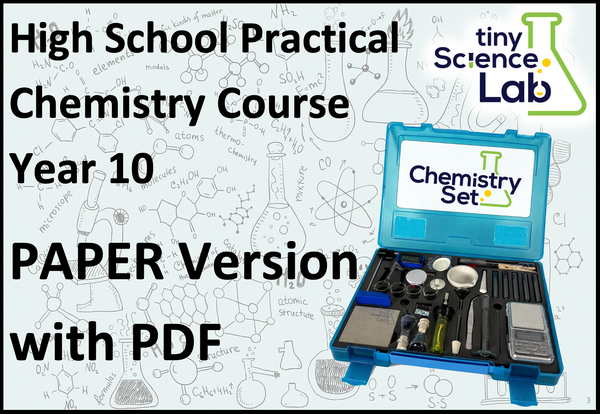 Year 10 High School Practical Chemistry Course Workbook - Digital Download Document