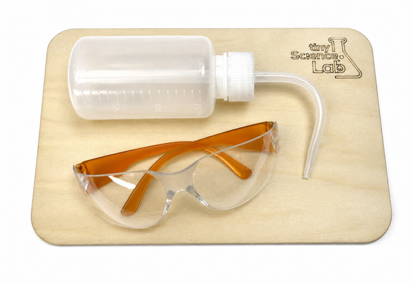 Bundle includes Table Protector, Wash Bottle and Safety Glasses