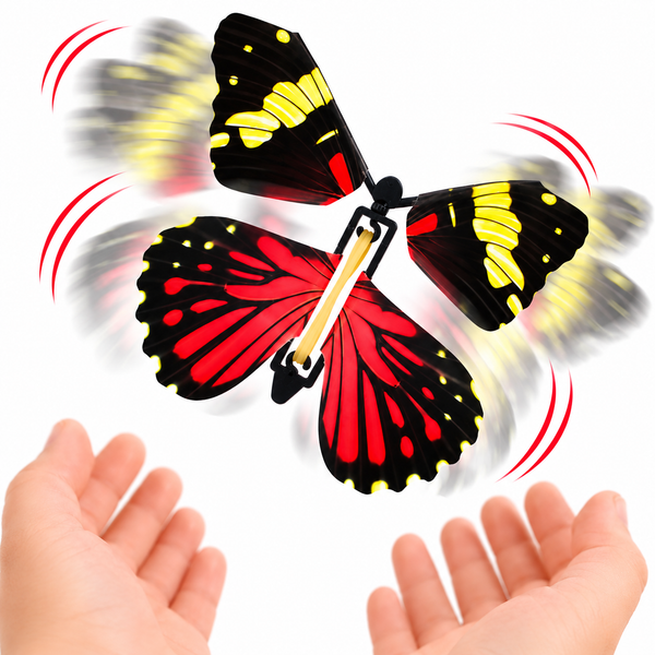Magic flying butterfly