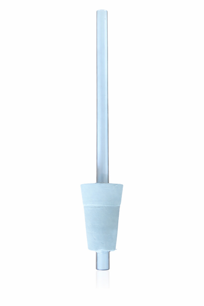 Rubber Stoppers 00 and 000 and rubber stopper 00 fitted with glass tube