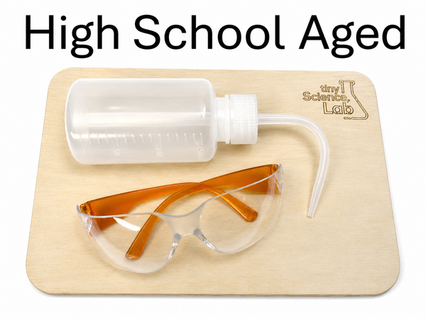 Bundle includes Table Protector, Wash Bottle and Safety Glasses
