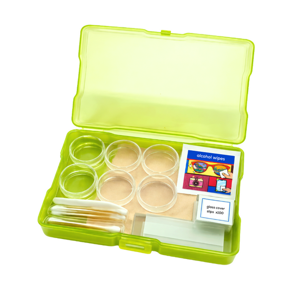 Microscope Accessory Kit with glass slides and cover slips - Accessories