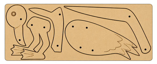 Seagull Cardboard Construction (includes split pins)