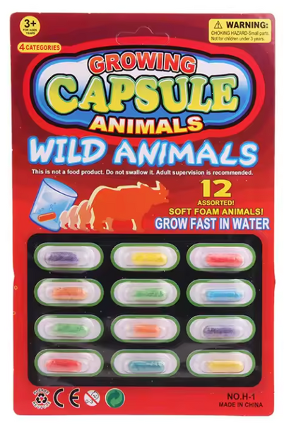 Growing Capsule Animals
