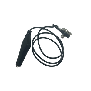 Black Jumper Lead with Alligator Clip