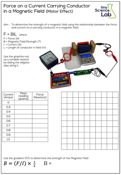 The Motor Effect Experiment Set  F=BIL