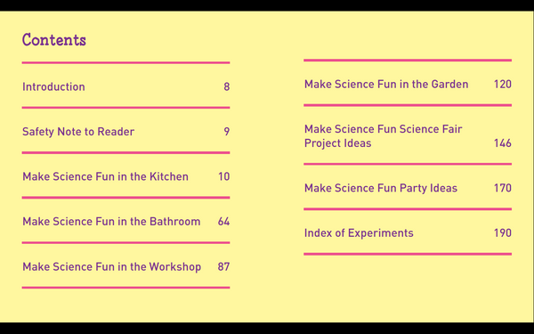 Make Science Fun Book by Jacob Strickling (Ages 5 to 11)